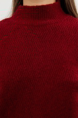 Oversized trui - Bordeauxrood