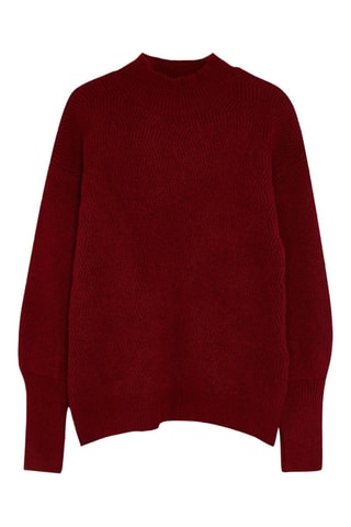 Oversized trui - Bordeauxrood