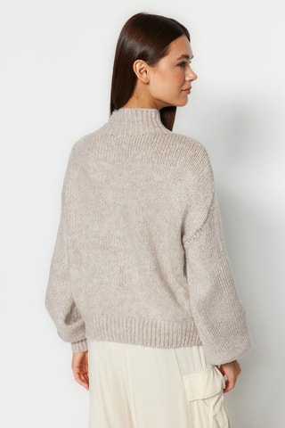 Oversized trui - Beige