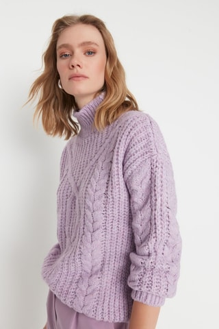 Oversized trui - Paars
