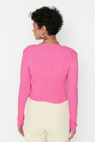 Crop Top en Vest - Roze