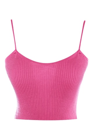 Crop Top en Vest - Roze