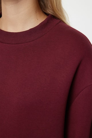 Sweater relaxed - Bordeauxrood