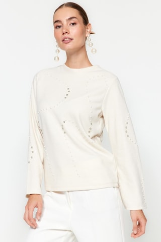 Sweater Regular Fit - Ecru