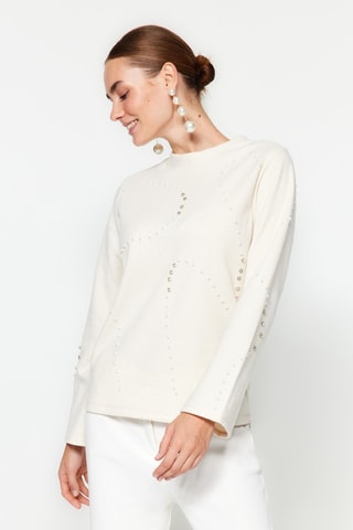 Sweater Regular Fit - Ecru