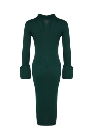 Blouse-jurk - Donkergroen