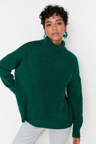 Oversized trui - Groen