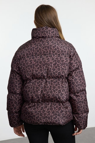 Oversized Gewatteerde Jas - Bruin