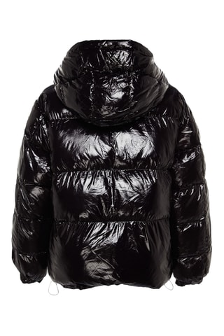 Oversized Gewatteerde Jas - Zwart