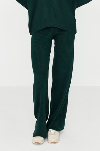 Trui en Broek Wide Legs - Smaragdgroen
