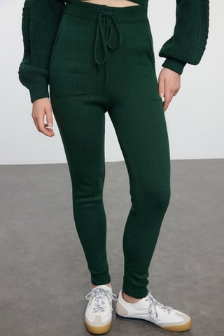 Crop Top en Broek - Smaragdgroen