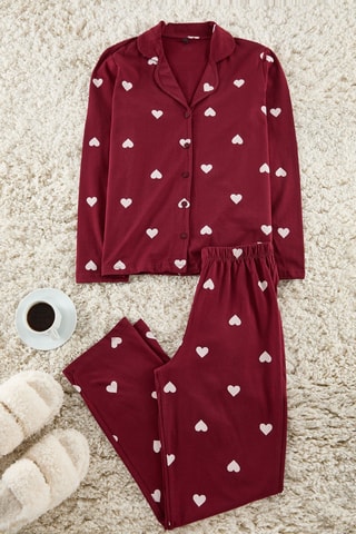 Pyjama - Bordeauxrood