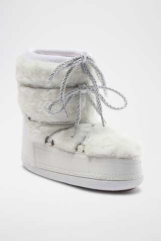 Gevoerde Snowboots - Ecru