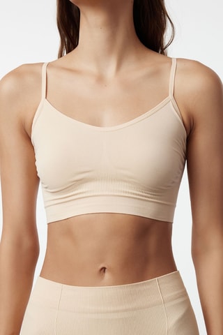 10 crop tops - Beige