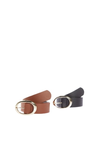 2 Riemen - Zwart en Bruin