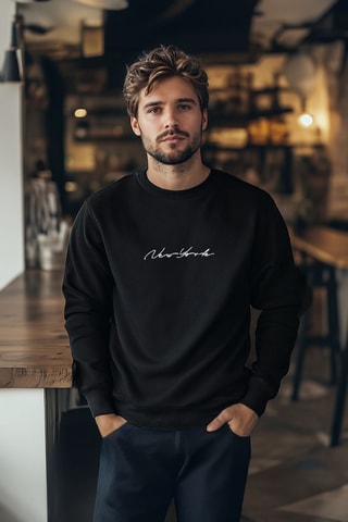 Sweater Regular Fit - Zwart