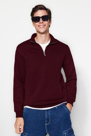 Sweater Regular Fit - Bordeauxrood