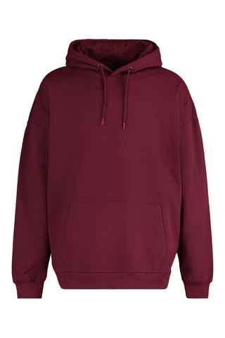 Oversized Sweater met Capuchon - Bordeauxrood
