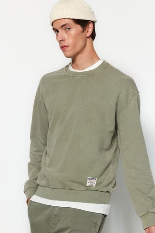 Oversized sweater - Kaki