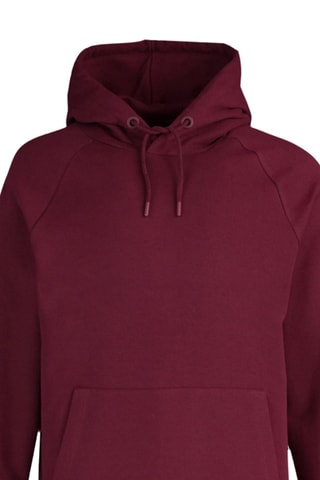 Sweater regular met capuchon - Bordeauxrood