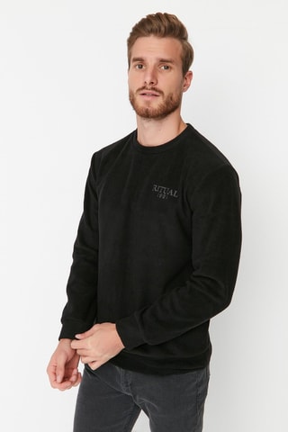 Sweater Regular Fit - Zwart