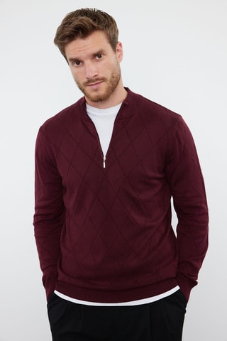 Trui Regular - Bordeauxrood