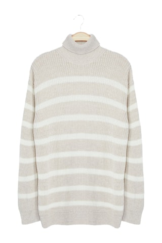 Oversized trui - Beige