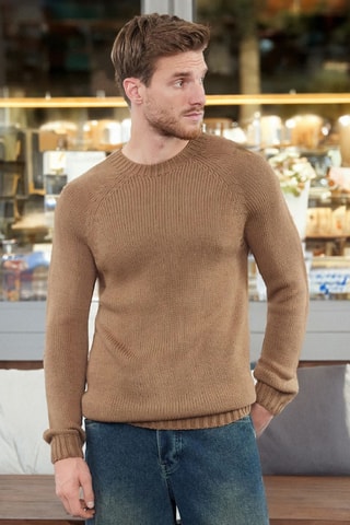 Trui Slim - Bruin