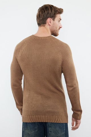 Trui Slim - Bruin