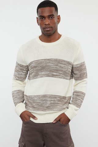 Trui Regular - Gemêleerd Beige