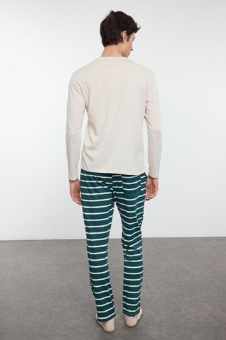 Pyjama - Beige en Groen