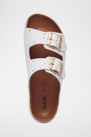 Mules en cuir - Blanc