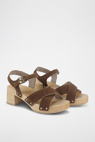 Sandales à talons - Camel