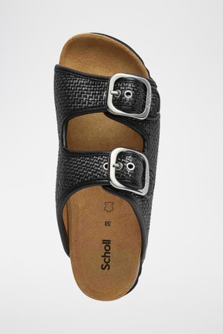 Mules en cuir - Noir