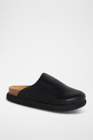 Sabots en cuir - Noir