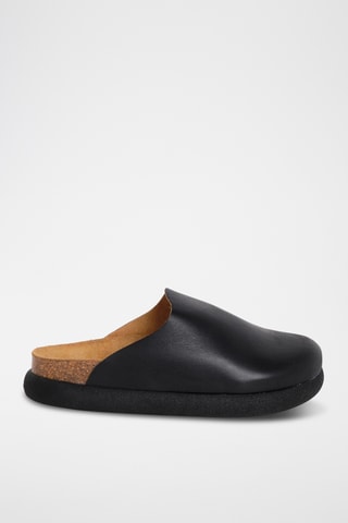Sabots en cuir - Noir