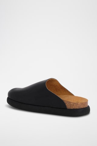 Sabots en cuir - Noir