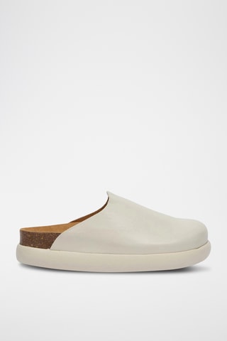 Leren Clogs - Wit