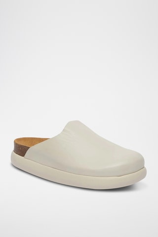 Leren Clogs - Wit