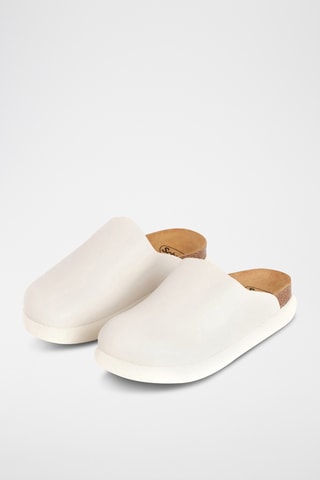 Leren Clogs - Wit
