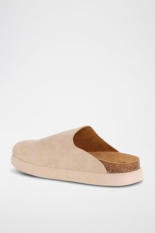 Sabots en cuir - Beige