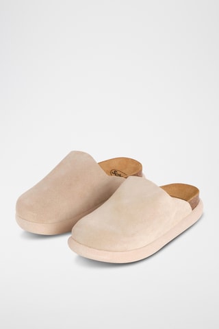 Sabots en cuir - Beige