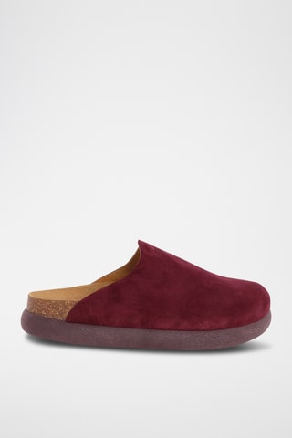 Sabots en cuir - Bleu