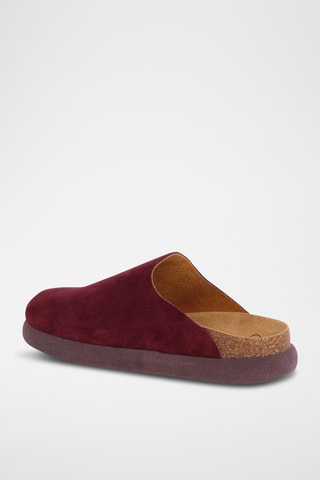 Sabots en cuir - Bleu