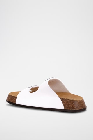 Mules en cuir - Blanc