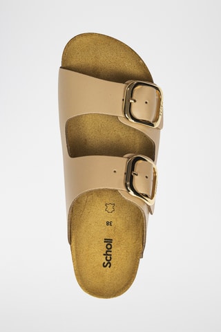 Mules en cuir - Camel