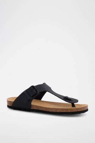 Sandales en cuir - Noir
