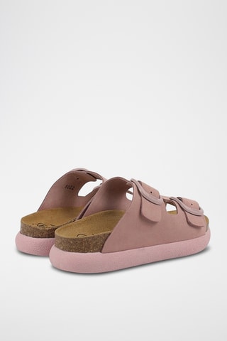 Mules en nubuck - Rose