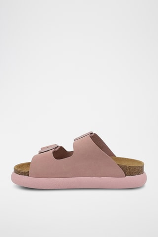 Mules en nubuck - Rose