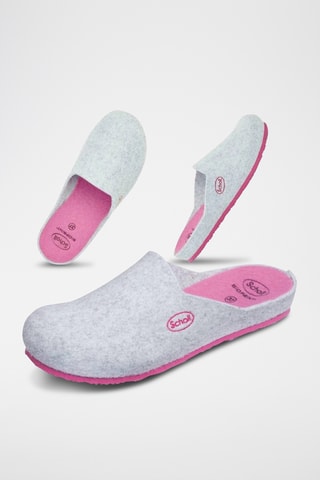 Chaussons - Gris clair chiné